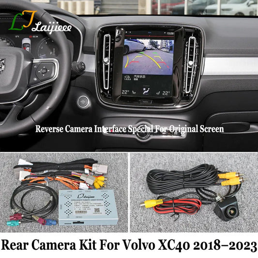 Volvo XC40 2026-2026 HD Night Vision Rear Backup Camera & Video Decoding Interface Kit – Plug & Play OEM Screen