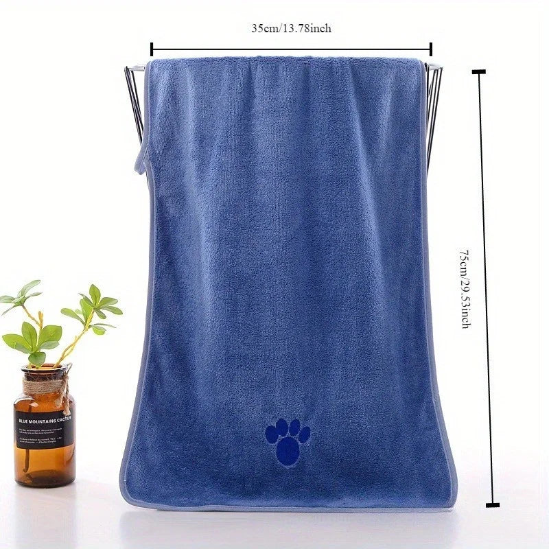 Microfiber Pet Absorbent Towels – Super Absorbent & Soft, No Deformation, Essential for Pet Bathing