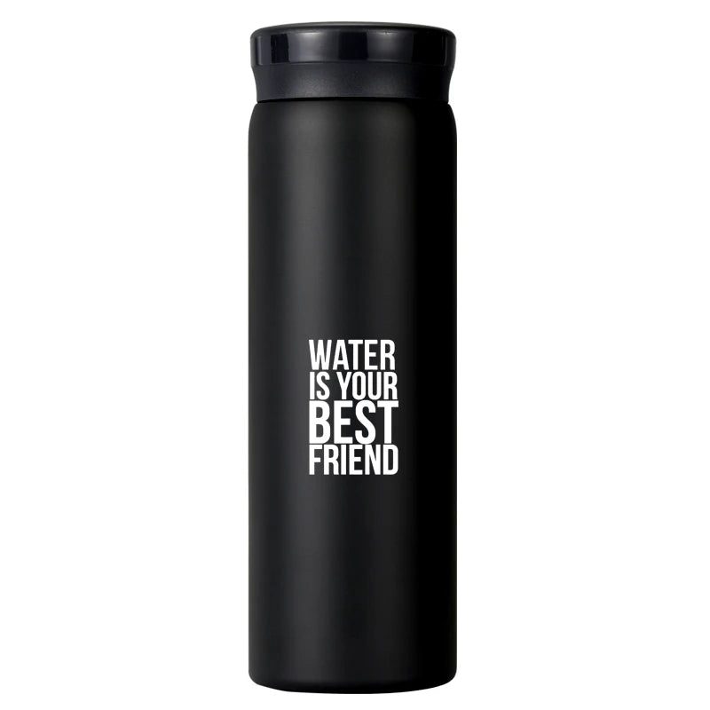 200/300ML 316 Stainless Steel Pocket Mini Thermos Custom LOGO Black Hot Water Bottle Vacuum Flask For Ice Coffee Travel Cup
