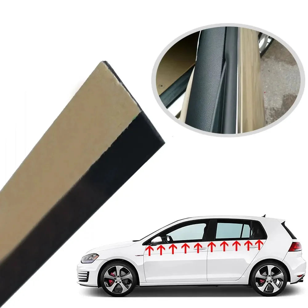 Car Outer Window Weather Seal Strip, 4 m - 15 or 20 mm
