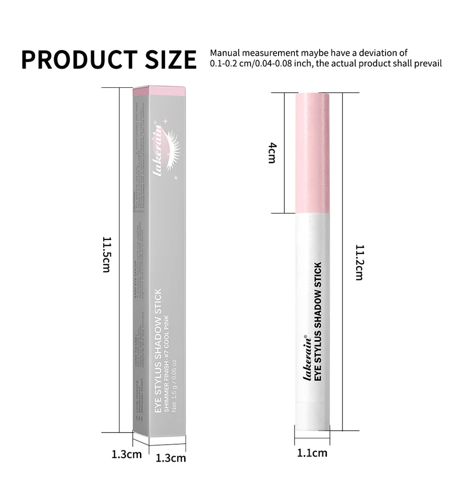 Waterproof Eyeshadow Sticks Long Lasting High Pigmented Shimmer Glitter And Matte Neutral Brown Eyeshadow Pencil Crayon Makeup