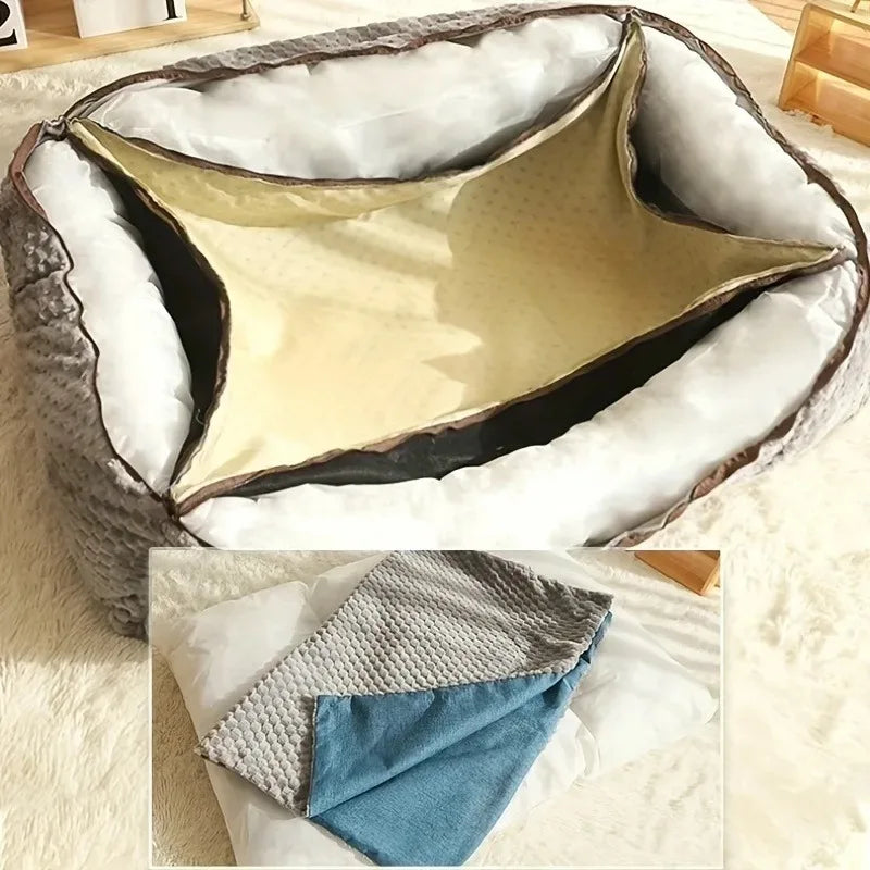 Extra Large Washable Dog Bed - Warm Quick-Dry Winter Mat – photo 5