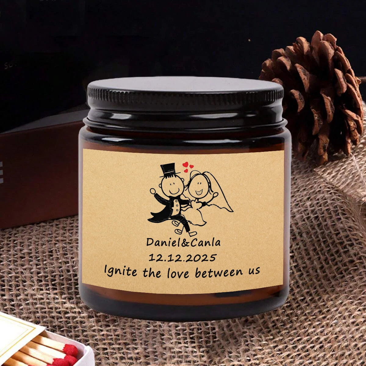 Custom Photo Scented Candle - 3.5oz Personalized Aromatherapy Gift
