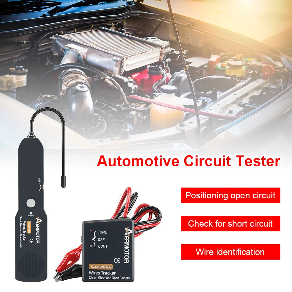 AER Automotive Short Cable Tracker Open Wire Finder Same As EM415PRO Find Car Short Circuit Wire Universal DC 6-42V