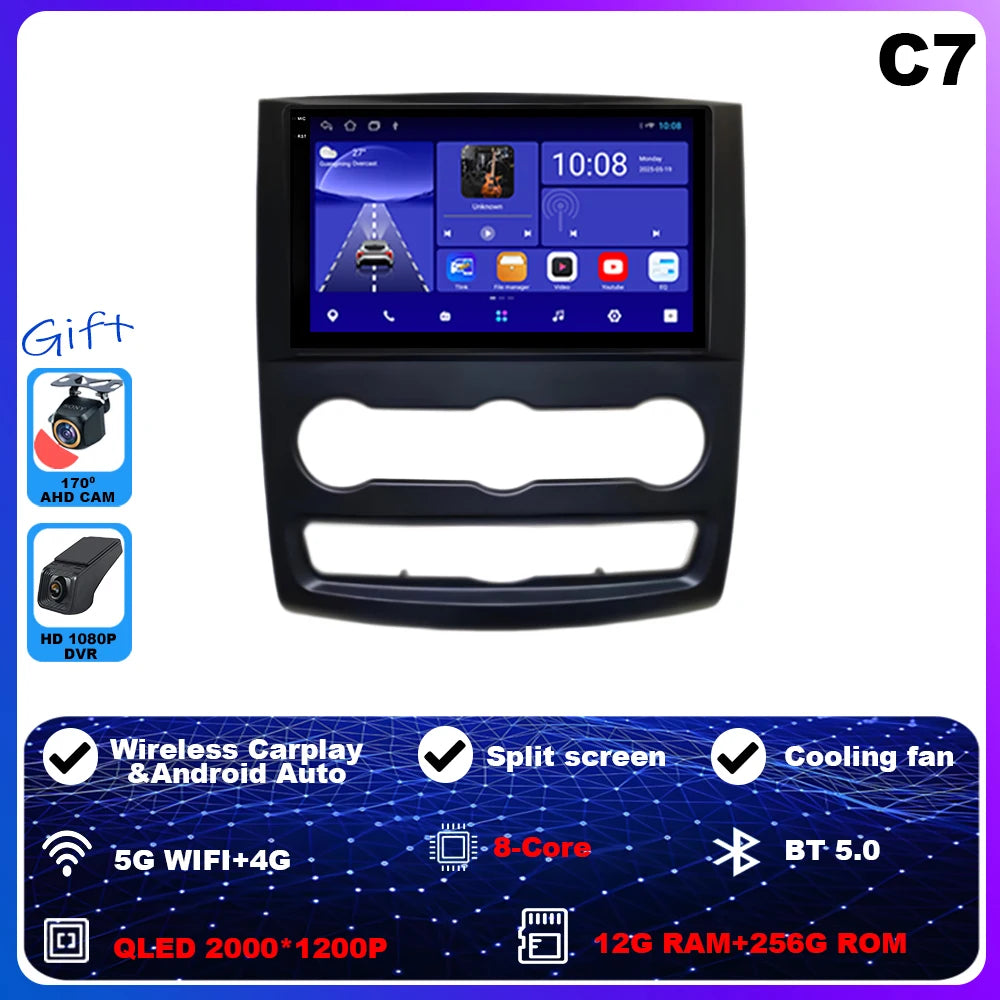10" CarPlay+auto Android 16 For VW Crafter For Mercedes Benz Sprinter Car Radio Multimedia Video Player GPS stereo 5GWIFI+4G DSP
