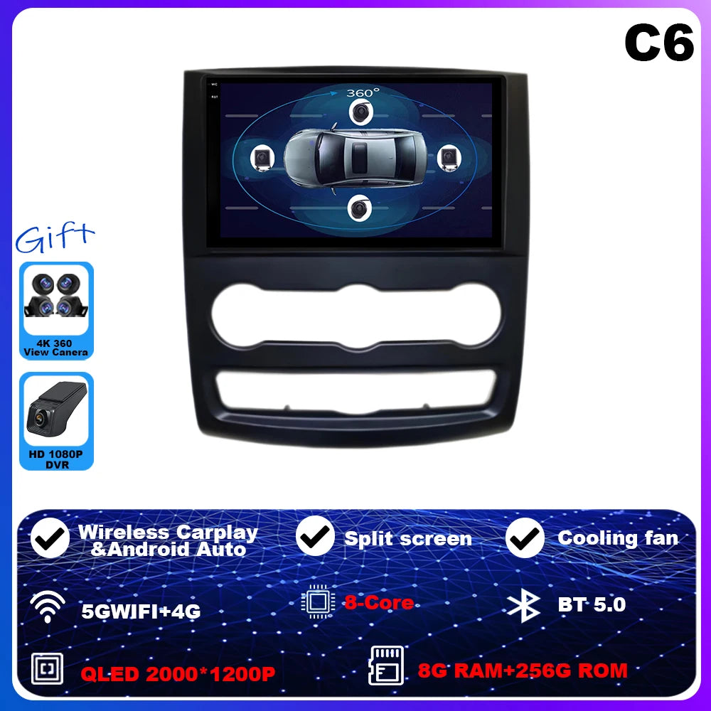 10" CarPlay+auto Android 16 For VW Crafter For Mercedes Benz Sprinter Car Radio Multimedia Video Player GPS stereo 5GWIFI+4G DSP