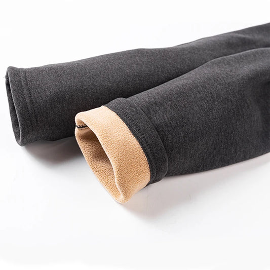 Men's Fleece Thermal Pants - Soft Warm Lounge and Sleep Bottoms - photo 6