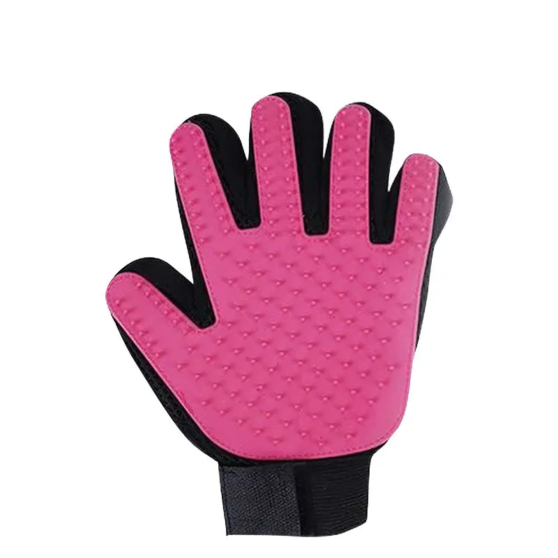 Pet Glove Cat Grooming Glove Cat Hair Deshedding Brush Gloves Dog Comb for Cats Bath Hair Remover Clean Massage Brush For Animal