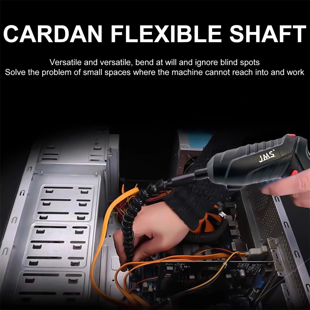 4.2V Cordless Electric Drill 74pcs Power Tools Set USB Rechargeable Electric Screwdriver Drill Household Maintenance Repair Tool