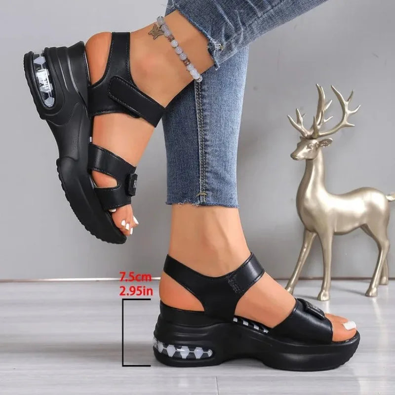 Velcro Sport Sandals for Women — Adjustable Outdoor Summer Flip-Flops