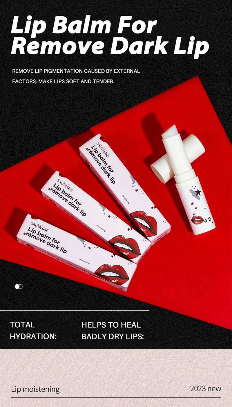 Lip Balm Remove Dark Lips Eliminate Dark Marks - Smooth Lip Lines Prevent Dryness Remove Black Pigment Lip Care Treatment