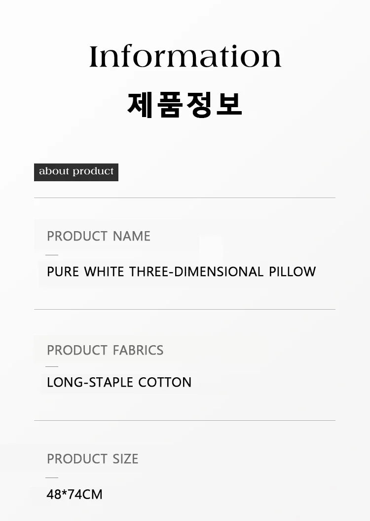 5 Star Hotel Pillow – 100% Cotton 500TC Microfiber Ergonomic Neck Support Pillow for Adults