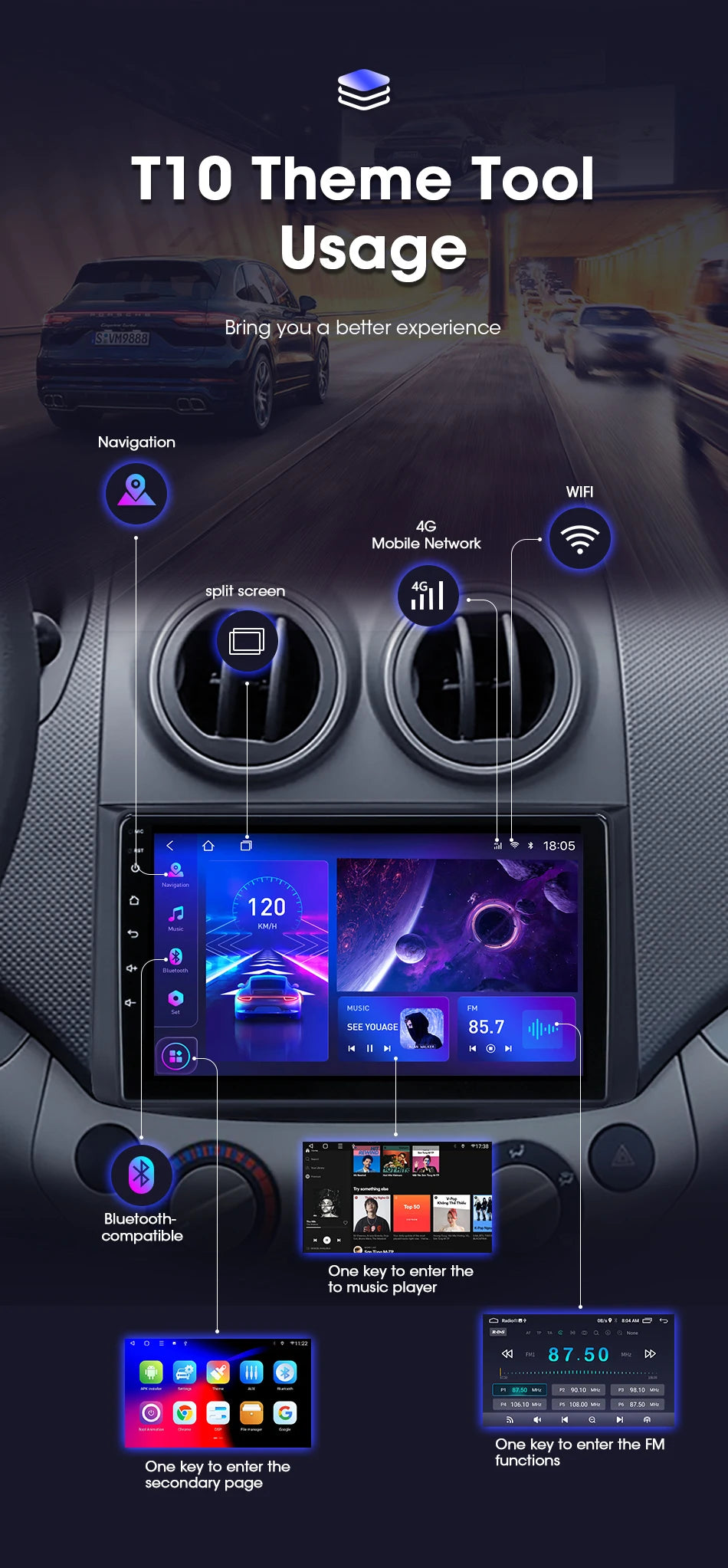 JMCQ Car Radio For Chevrolet Aveo 2006 2007 2008 2009 2010 2011 2012 2din Android12 Carplay Multimidia Video Player Head Unit