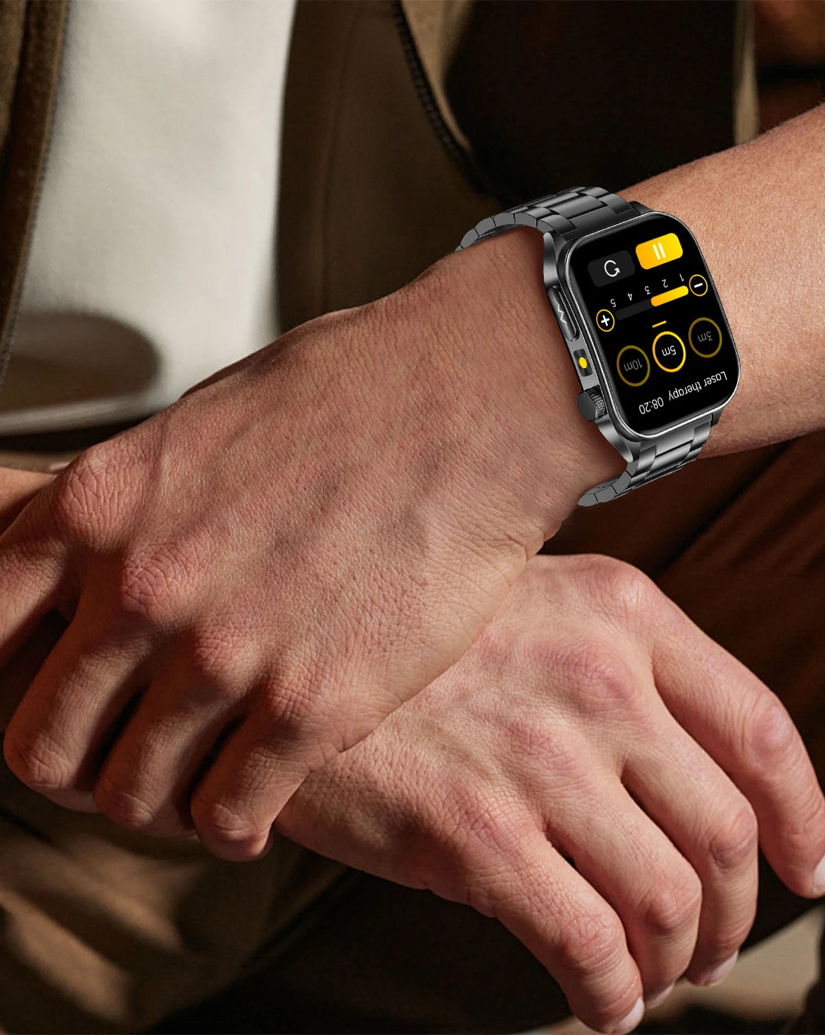 2026 AI-GPT ECG Health Smartwatch – Blood Pressure, Lipid, Uric Acid & 650nm Dual-Probe Laser | Men & Women