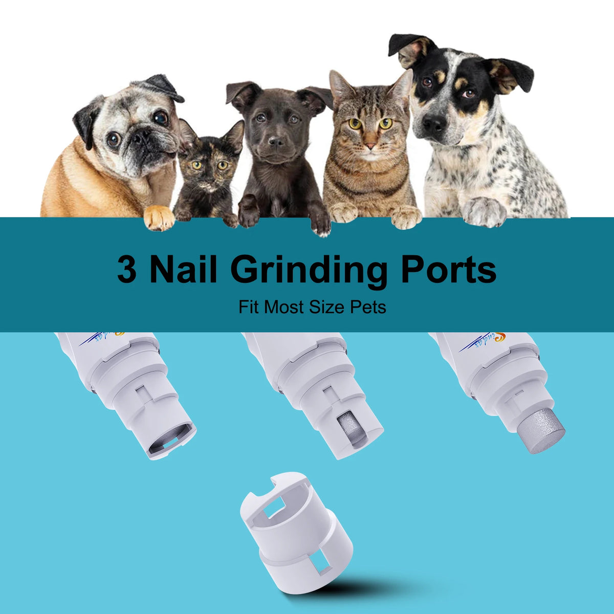 USB Pet Claw Grinder & Trimmer - Rechargeable Nail File – photo 4