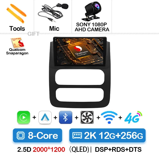 Android Car Radio & GPS Navigation Head Unit — Dodge RAM 1500/2500/3500 (2002-2005)