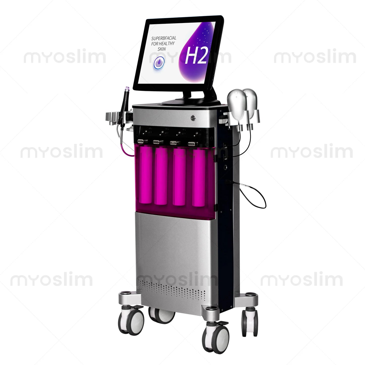 4 In 1 Hydra Oxygen Facial Machine Hydro Dermabrasion Deep Pore Cleansing Blackhead Removal Hydrating Photon Skin Rejuvenation S