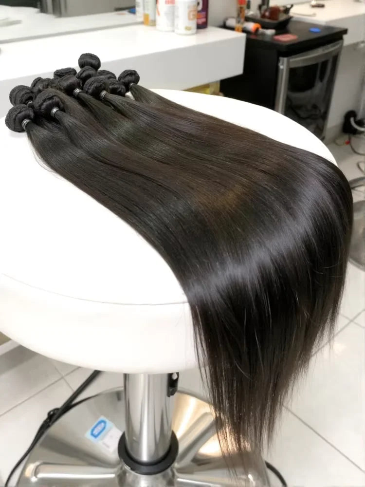 Peruvian Raw Human Hair Bundles 30 Inch Straight 3 4 Bundles Virgin Remy Hair Weft Extensions Women Sew In quickly Weave Bundles
