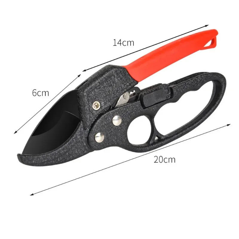 Ergonomic Pruning Shears SK5 Titanium-Plated Alloy Steel Quick Efficient Cuts Labor-Saving Spring  Garden Fruit Harvesting Tools