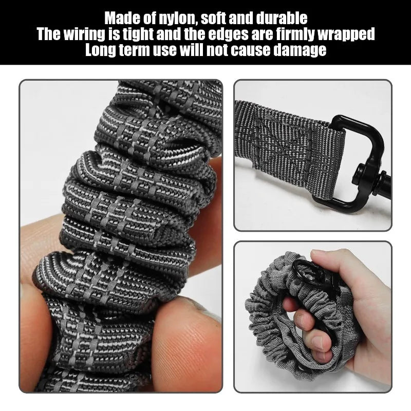 Double Dog Leash - Shock-Absorbing Elastic Walking Lead – photo 3
