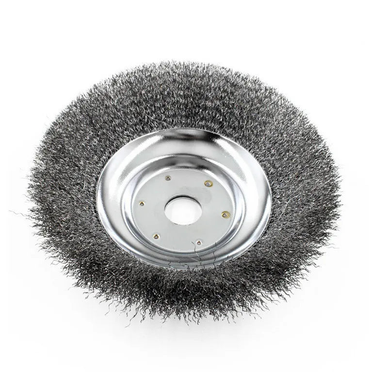 Steel Wire Brush Cutter Trimmer Head – 150/200mm Weed Cutter Attachment for String Trimmers