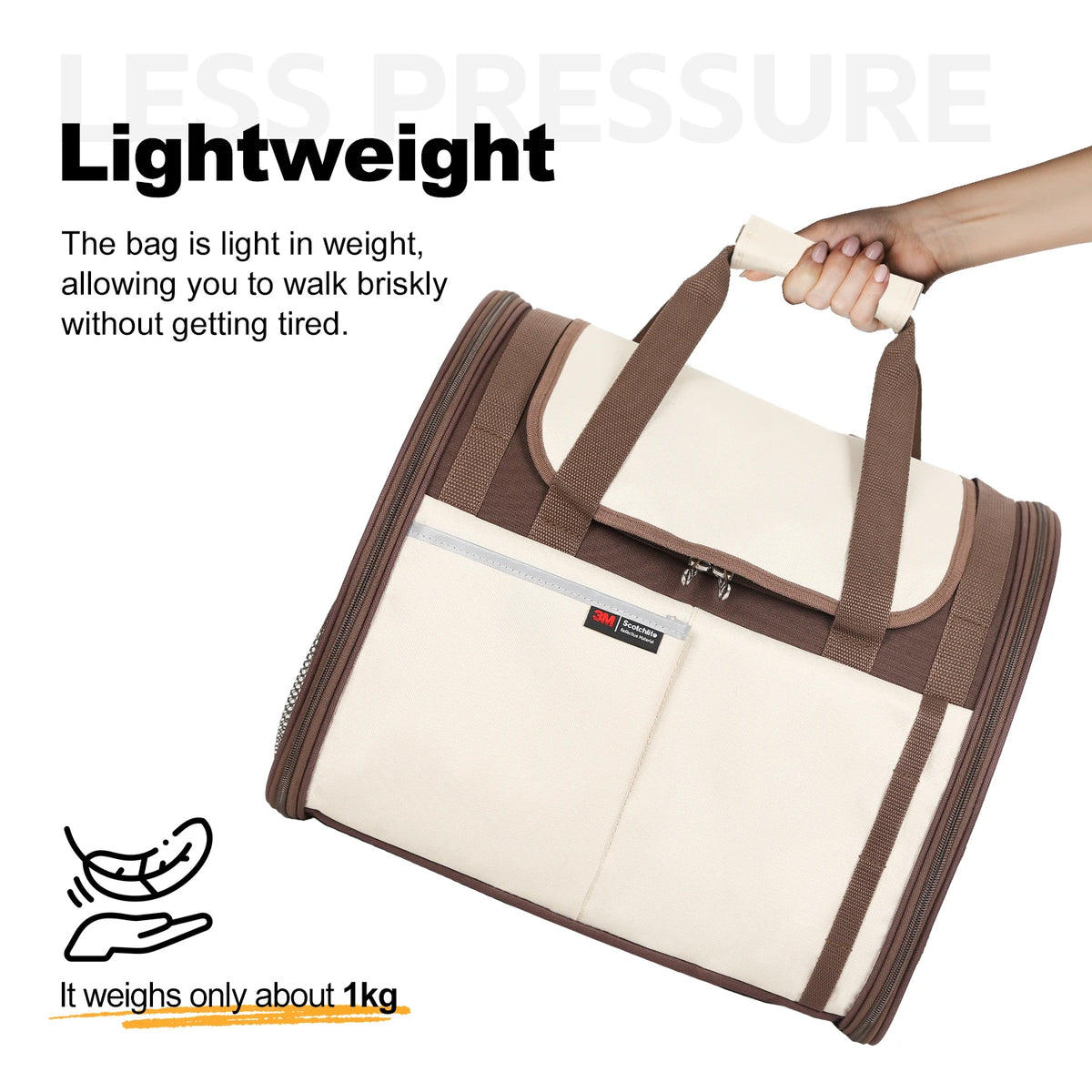 Large Dog Carrier Backpack - Holds up to 9 kg, Hiking & Camping – photo 3