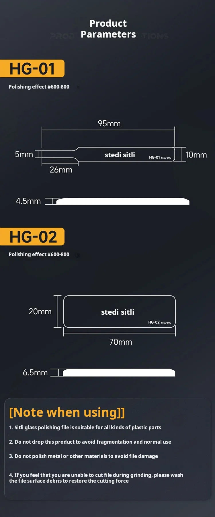 Stedi 2.0 Upgraded Glass File Precision Washable File for Gundam Model DIY Nub Mirror Polishing Small Flat Surface Sanding Tool