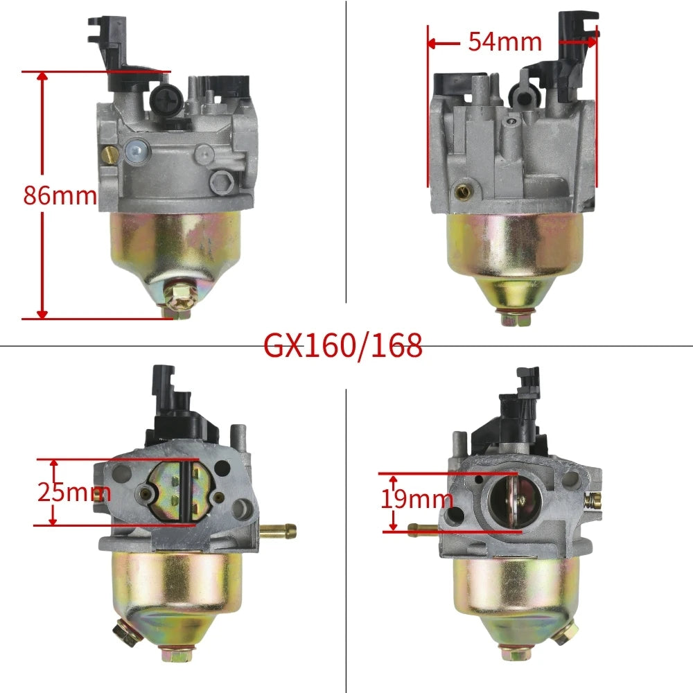 Lawn Mower Generator  Carburetor Gas 2KW - 3KW for Hongda GX160 GX200 5.5HP 6.5HP