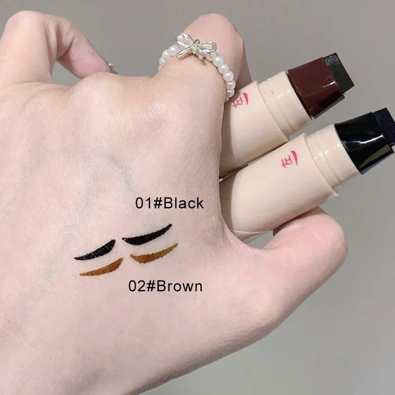 Lazy Integrated Eyeliner Stamp Dual-Head Rotatable Precise Outline Seal Lasting Waterproof Fast Drying Liquid Eye Liner Pen