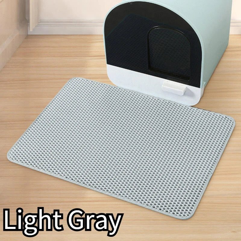 2-Layer Cat Litter Mat - EVA Sand Trapping Floor Protector – photo 7