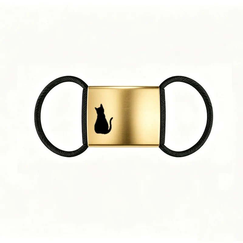 Silent Slide-On Pet ID Tag - Noiseless Engraved Collar Tag