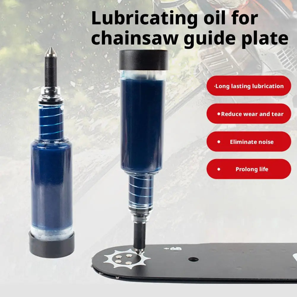 Grease Gun For Chainsaw Sprocket Nose Guide Bar, Chainsaw Guide Bar Maintenance, Chain Saw Guide Oiler Hand-Push Grease Oiler