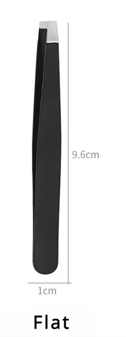Precision Stainless Steel Slant Tip Tweezers for Eyebrows & Beard - photo 6
