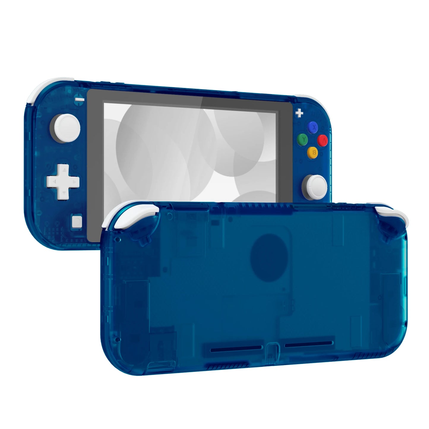 eXtremeRate Replacement Handheld Controller Housing Custom Shell with Screen Protector & ABXY Buttons for Nintendo Switch Lite