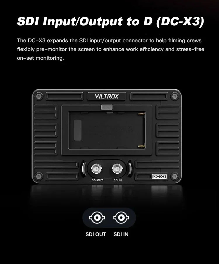 Viltrox DC-X2/DC-X3 Portable Monitor 6 Inch 2026 Nits 4K Touch Screen Profissional Photographic HD FHD Camera Monitor for Vedio