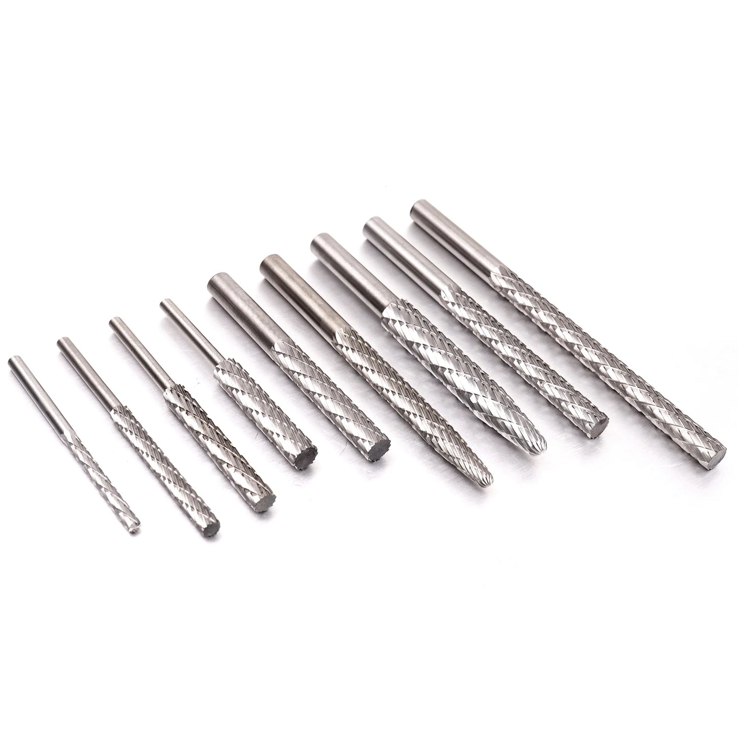 1PC Rotary Burr Cutter High Speed Steel Rotary Bur Cutter File Milling Cutter Drill Bit Engraving Bits Milling For Rotary Tool