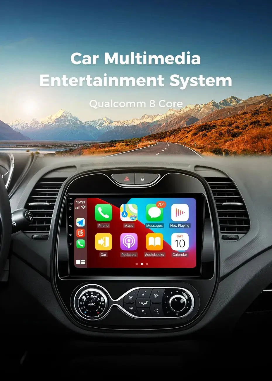 Android 15 Car Radio For Renault Kaptur Captur Clio Samsung QM3 2026 2026 2026 2026 Wireless Carplay multimedia Android Auto 4G