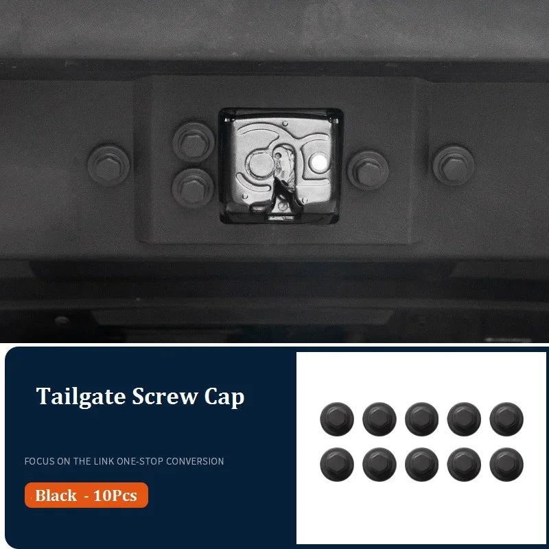 For Toyota Sienna 2021-2024 Retrofitting Electric Tail Door Screw Dust Cover Decorative Accessories Door Screw Protection Cover