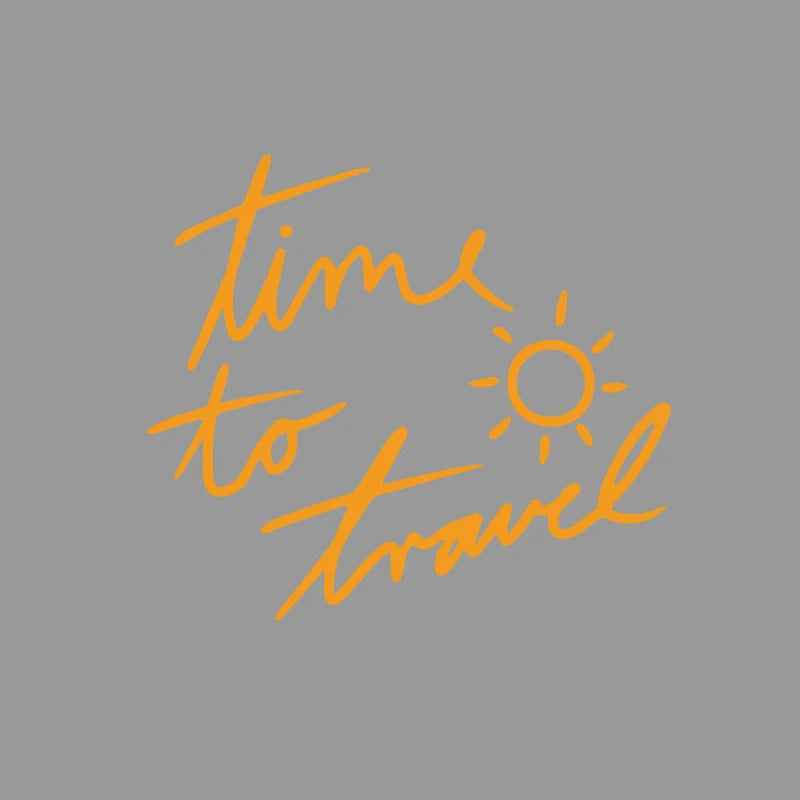 Time To Travel Bumper Door Side Body Car Sticker Car Camper Motorhome Caravan Explore Adventure Decal Vinyl waterproof sticker