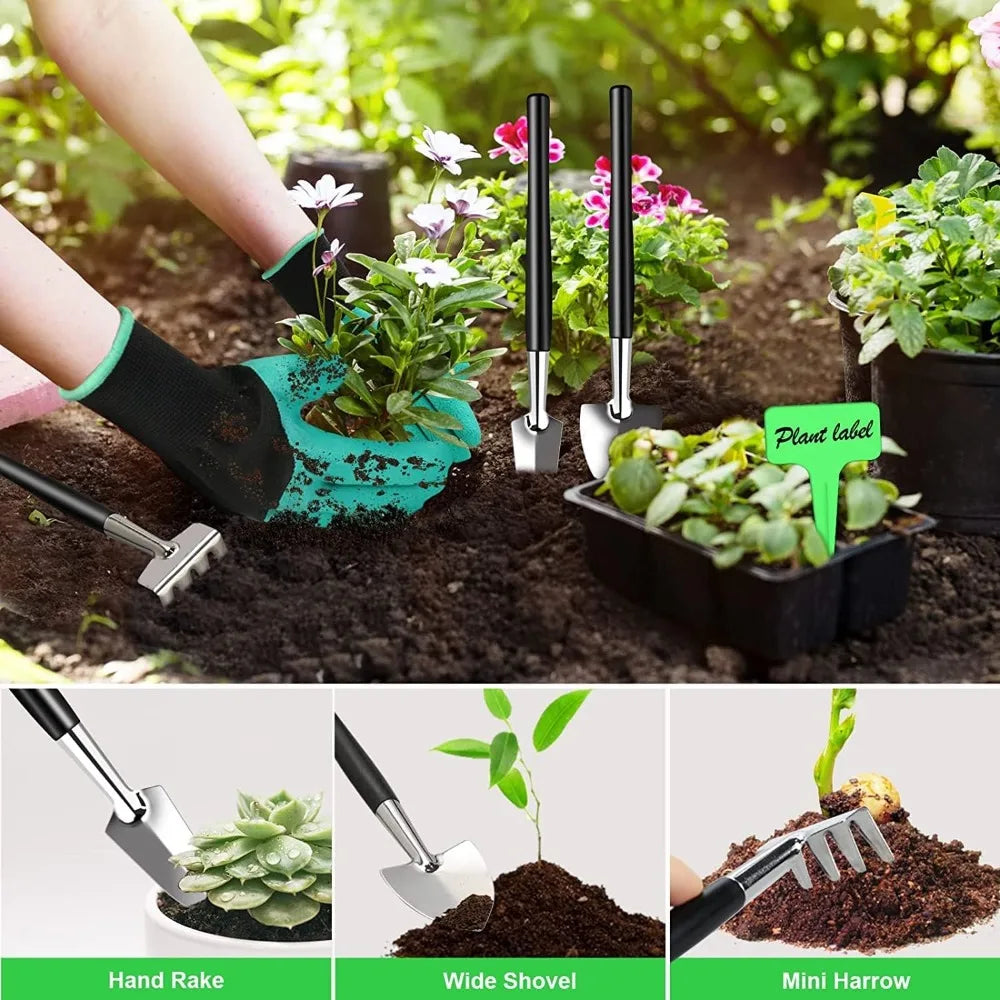 Bonsai Tools Kit- 24 PCS Bonsai Tree Kit Tools for Beginners,  Complete Set for Bonsai Tree Care, Pruning, and Shaping
