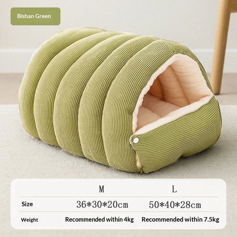 Heated Cat House Bed - Removable Cover, Waterproof – photo 5