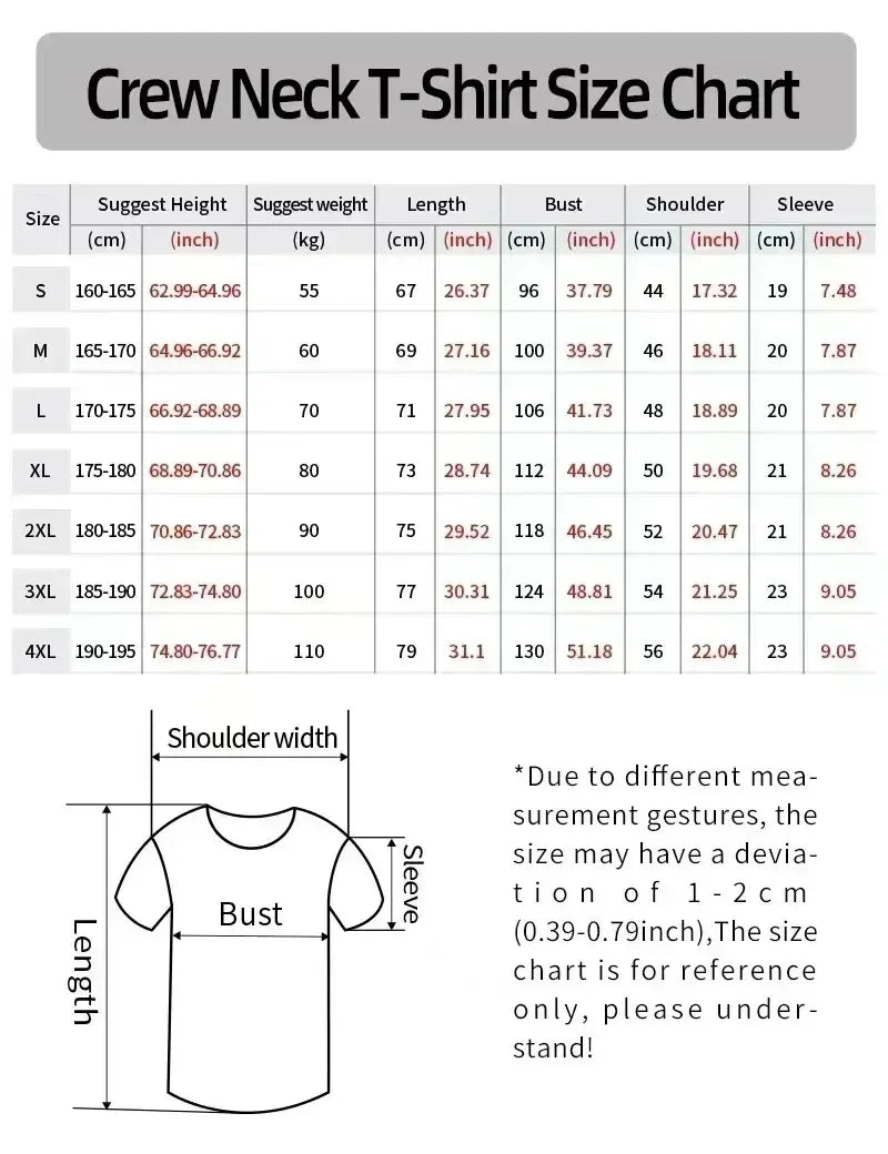 Y2K Gothic Print Oversized T-Shirt — Unisex Cotton Round-Neck Streetwear Tee