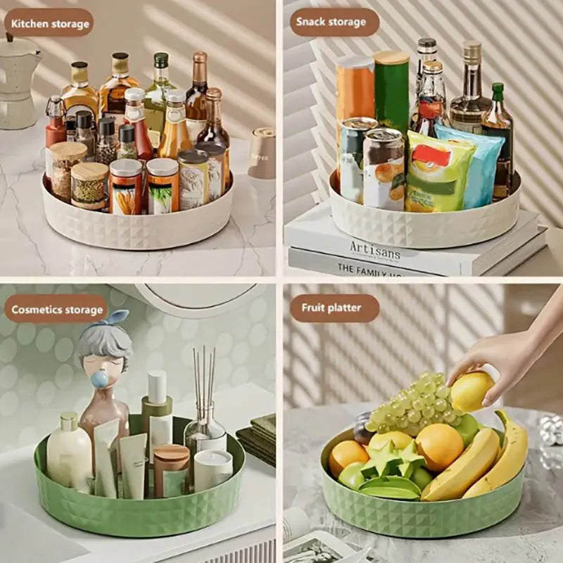Rotating Spice Turntable - Space-Saving Lazy Susan for Kitchen or Dorm - photo 4