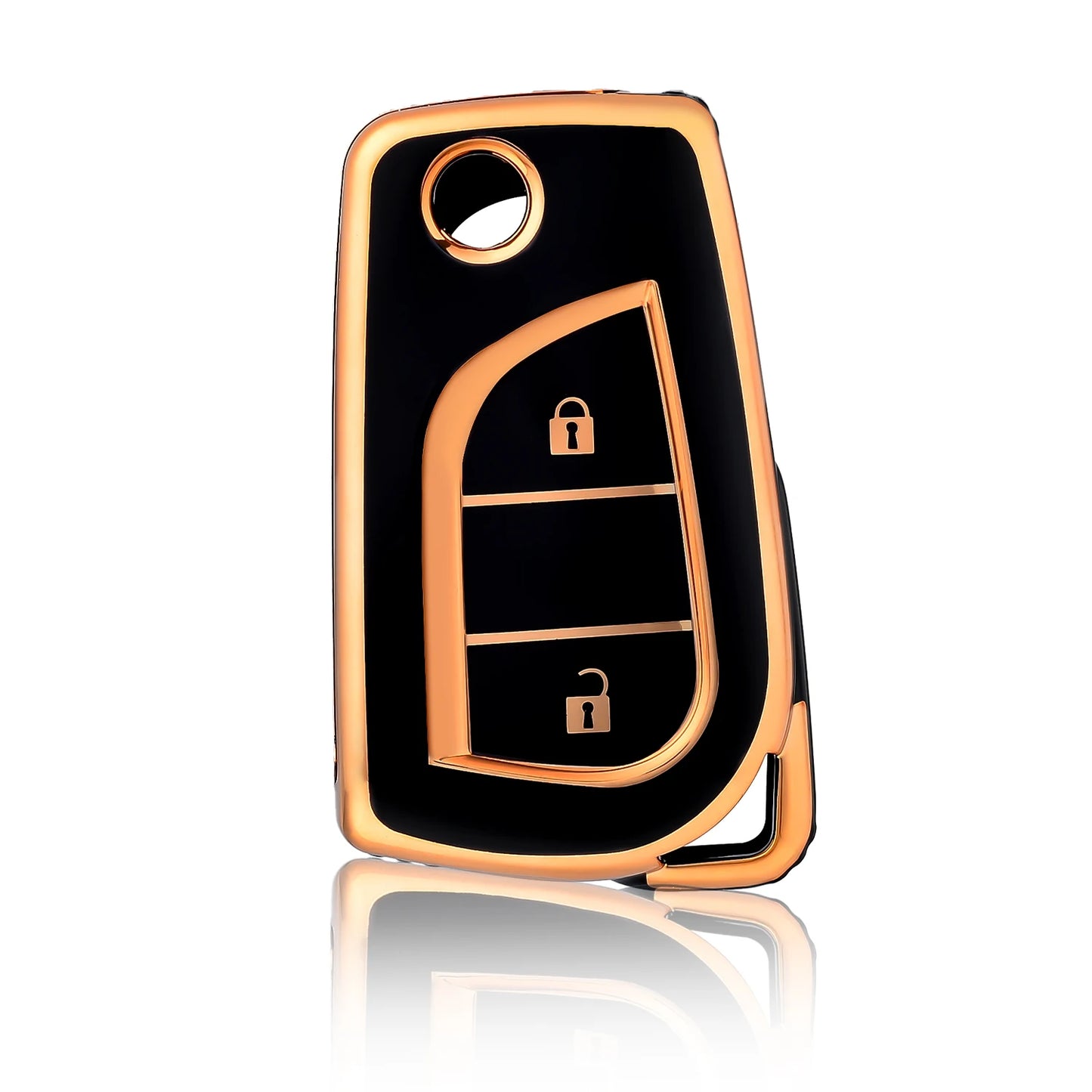 2 Button Key Case Shell Fob Keyring for Toyota Auris Corolla Avensis Verso Yaris Aygo Scion TC IM Camry RAV4 Forturner Hilux