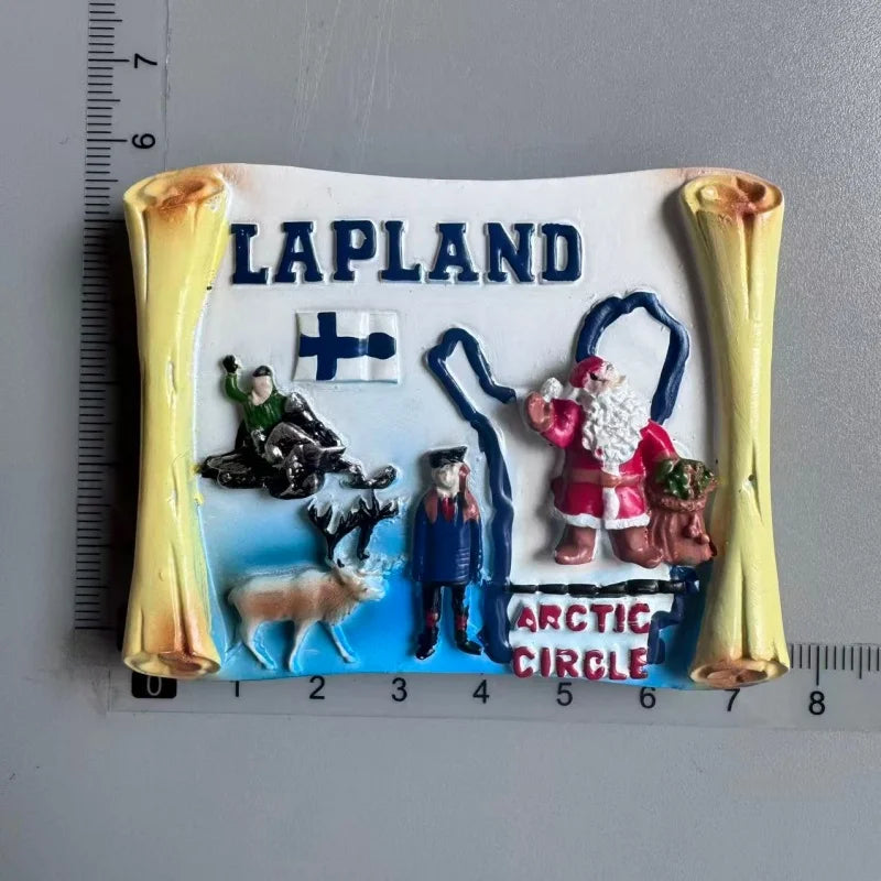 Finland Tourist Souvenir Fridge Magnets Helsinki Bengtskar Turku Cathedral Suomi Lapland Aurora Moose Finnish Reindeer HomeDecor