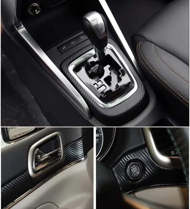 Black 3D Carbon Fiber Vinyl Car Styling Film Waterproof Adhesive Wrap for DIY Automotive Interior Exterior Decoration Sticker