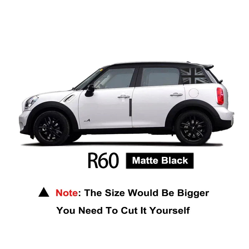 Union Jack Window Vinyl Decal – Compatible with MINI Cooper R56 R60 F54 F55 F56 F57 F60