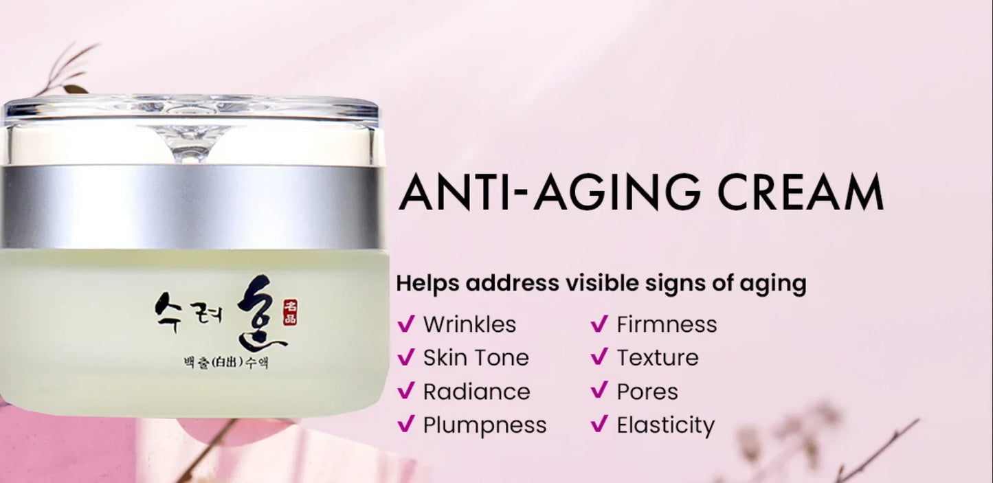 Ouhoe Collagen & Peptide Anti-Wrinkle Firming Face Cream 50g – Deep Hydration, Fine Line Fading, Lifting & Whitening | Korean Skin Care