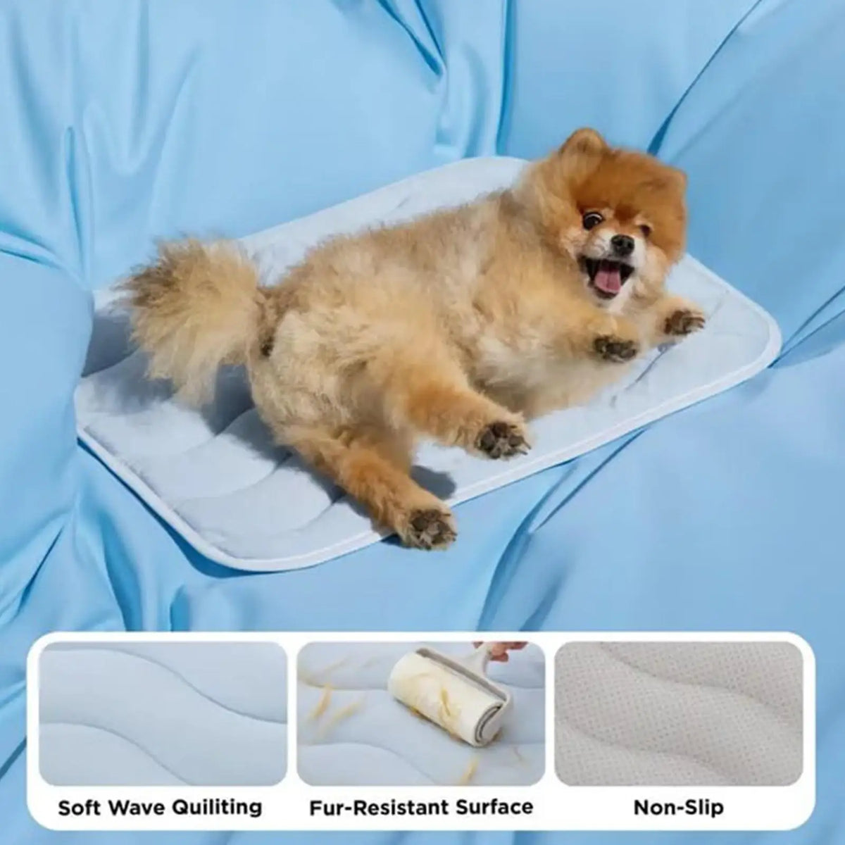 Summer Pet Cooling Bed Pad - Ice Silk Cat & Dog Mat – photo 4