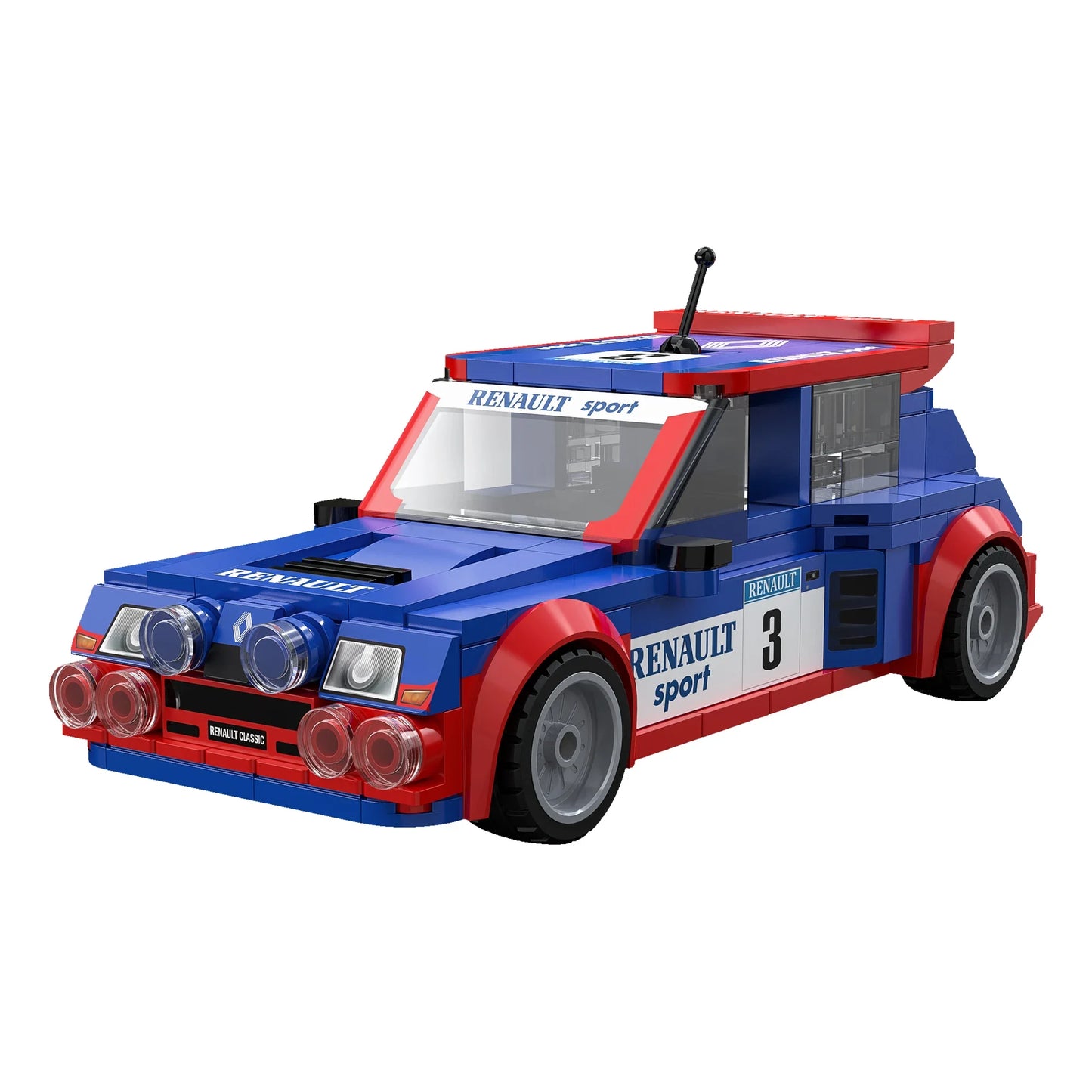 Cada 1:24 Building Block Maxi Turbo Car Set Renault Super Sports Car Retro Car Bricks Birthday Christmas Gift for Adult Boys